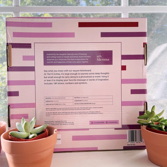 XO Sienna Letter Felt Message Inspiration Board - Picture 3 of 4